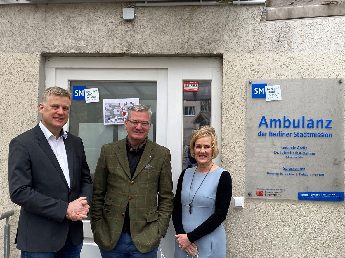 degewo-Spendenübergabe in der Berliner Stadtmission
